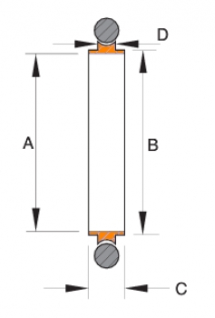 KF-Zentrierring, Aluminium